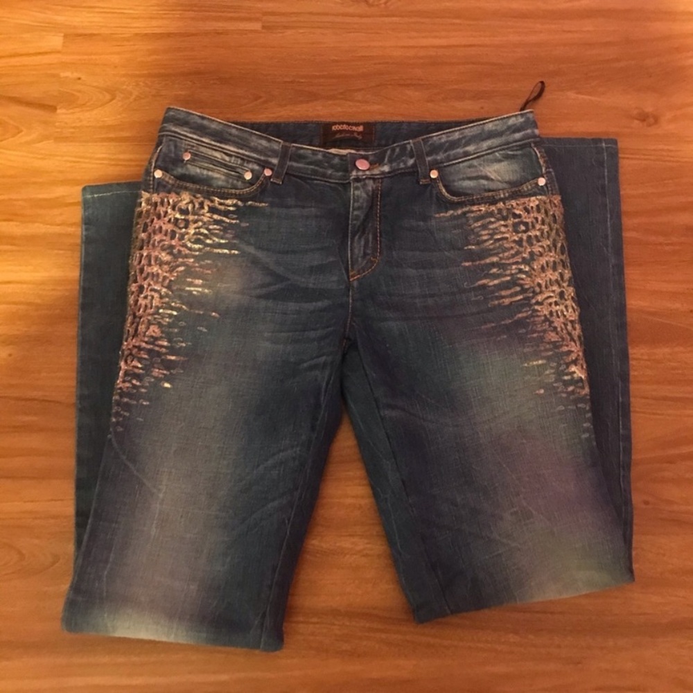 Roberto Cavalli Wide Leg Jeans sz 46 (IT) (XL)